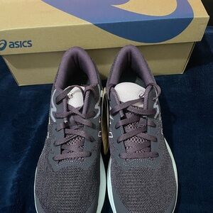 Asics Dark Purple Athletic Sneakers